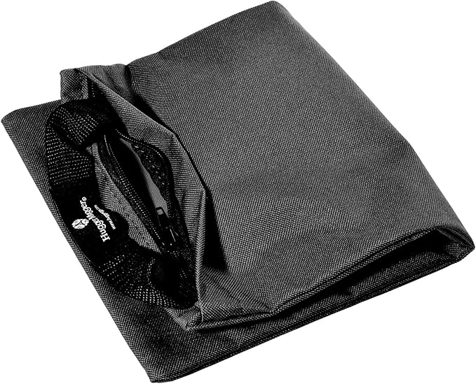 Hugger Mugger Unfilled 10lb Yoga Sandbag - Adds Weight to Your Poses, Zipper Cover, Sturdy Handle