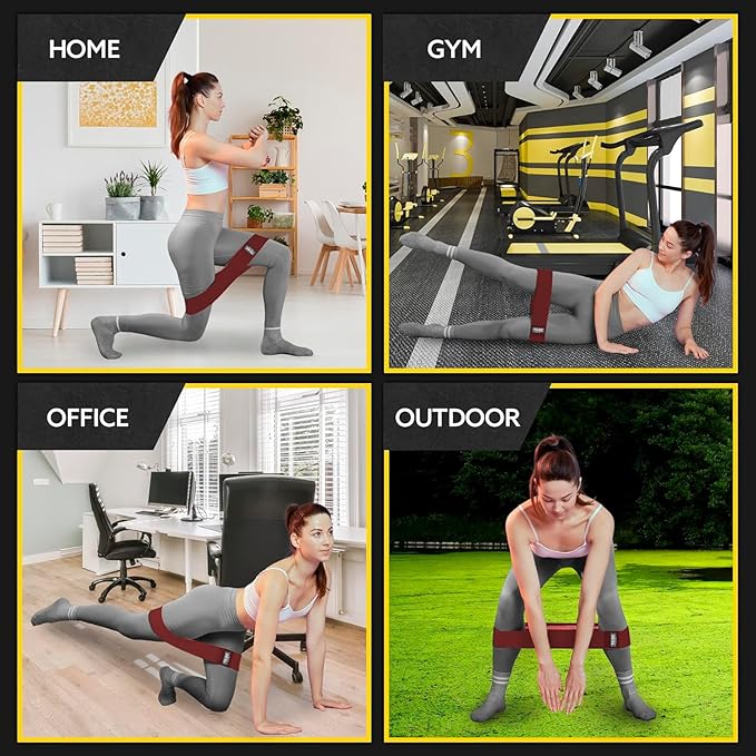 Fabric Resistance Bands for Legs - Workout Bands Resistance Bands for Men and Women - Booty Bands