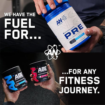 AN Essentials Pre-Workout Powder Supplement for Men & Women | Energy Drink Mix with 200mg Caffeine