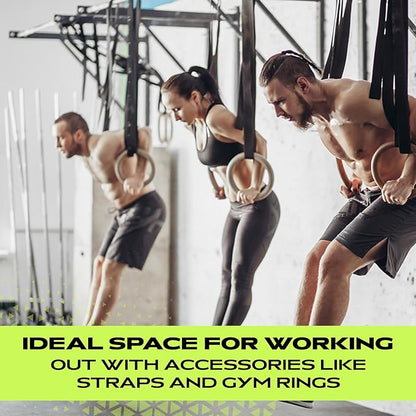 Heavy-Duty Wall Mounted Pull Up Bar - 500 lbs Weight Capacity | Maintain Upper Body Strength & Core