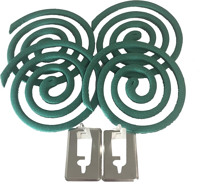 W4W Mosquito Repellent Coils - Outdoor Use Reaches Up to 10 feet - Each Burns for 5-7 Hours (Three