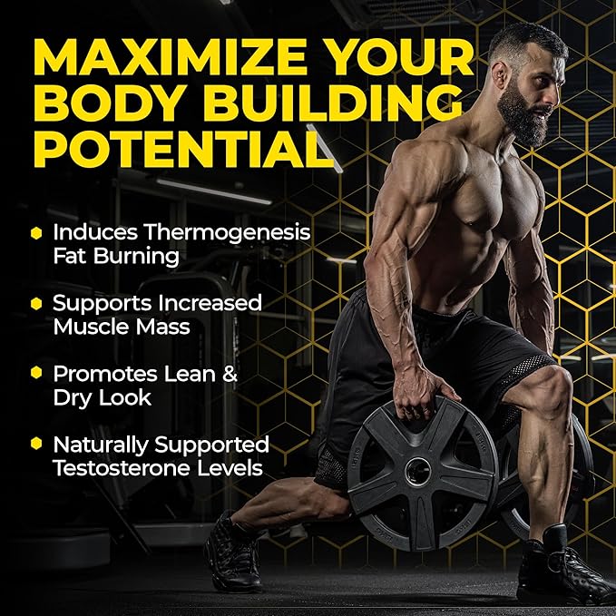 Avry Labs Extreme Anabolic Supplement ??Pre-Workout Dietary Supplement, Lean Muscle Builder & Fat