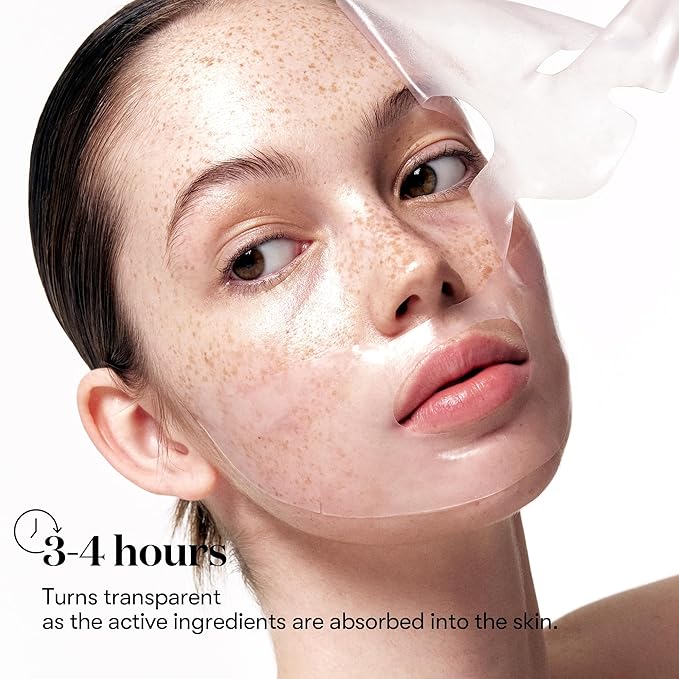 VT COSMETICS Collagen Reedle Shot 100 2-Step Hydrogel Mask(34.5gx4ea), Intensive Firming, Exosome