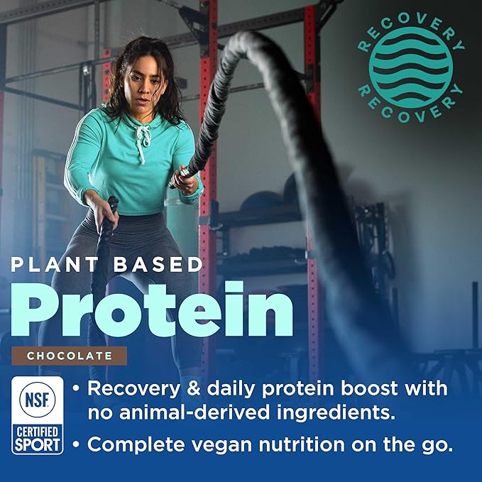 Gnarly Nutrition Vegan Plant Protein ??Chocolate Vegan Protein Powder, NSF Sport Certified ??Meal