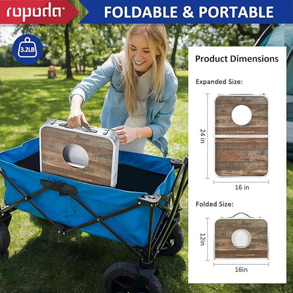 ROPODA Portable Cornhole Board Set,24 x 16 in Corn Hole Games for Adults with 8 Bean Bags