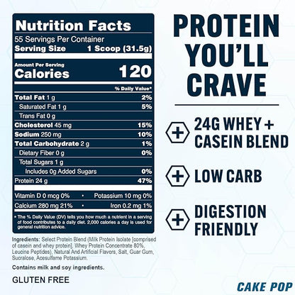 PEScience Select Protein Powder, Whey and Casein Blend, Clean Protein Powder for Women and Men, Low