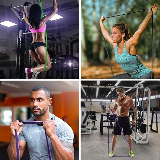 TheFitLife Pull Up Assistance Bands- Resistance Bands for Working Out, Long Workout Bands for