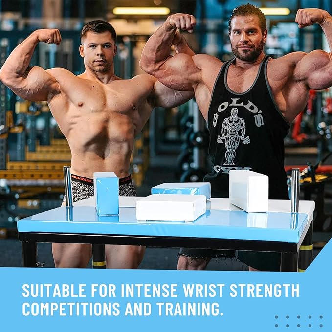 INNOLIFE Arm Wrestling Battle Table with Wrist Rope, Arm Strength Training Equipment Competition
