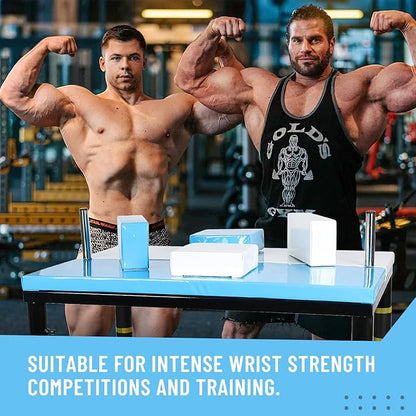 INNOLIFE Arm Wrestling Battle Table with Wrist Rope, Arm Strength Training Equipment Competition