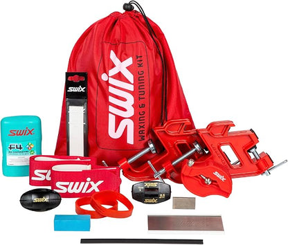 Swix Ski and Snowboard Touchup and Wax Kit - Comprehensive Winter Sports Maintenance Set with F4