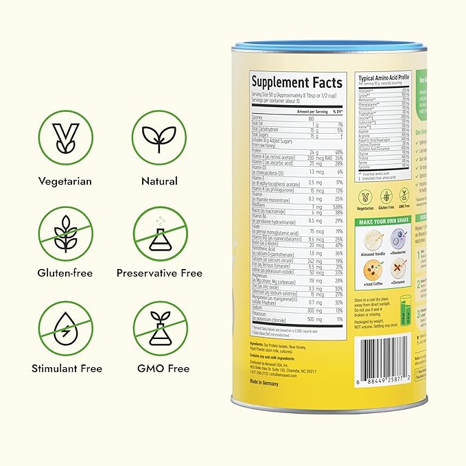 Almased Protein Powder for Weight Loss Kit for Men & Women, Natural Meal Replacement Shake for