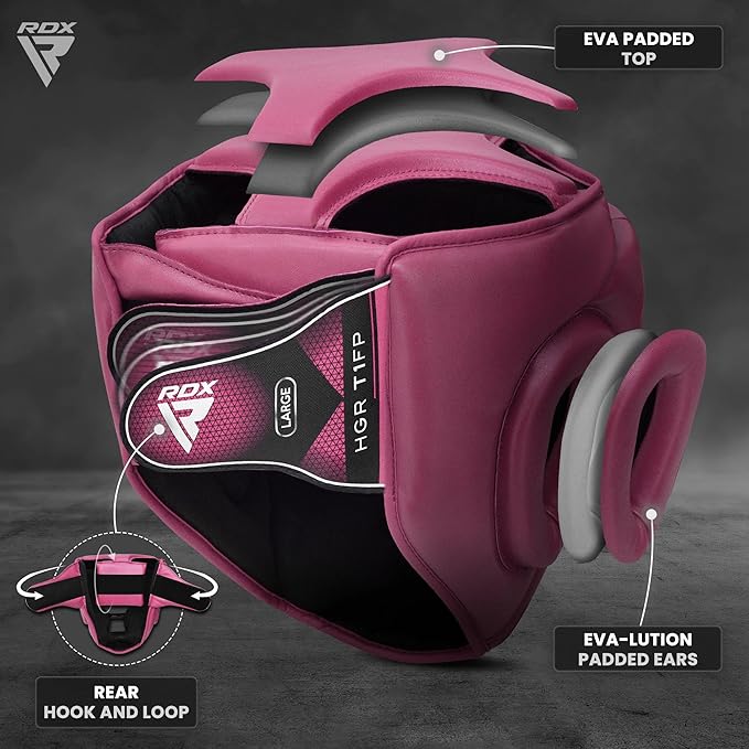 RDX Boxing Headgear MMA Muay Thai, Removable Face Grill, Head Gear for Sparring Grappling Martial