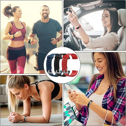 Watch Bands Replacement for ID115plus HR, Very Fit Pro Activity Fitness Tracker Wrist Bands Set