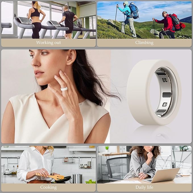 15 Pack Cover Compatible with Oura Ring Gen 4/Gen 3 Horizon/Gen 3 Heritage, Anti-Scratch Silicone