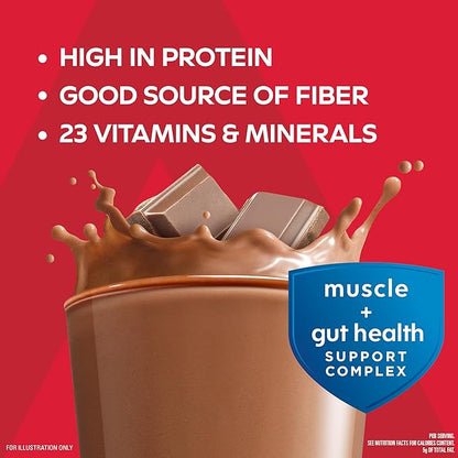 Atkins Strong High Protein Shake, Milk Chocolate Flavored, 30g Protein, Low Carb and Low Sugar