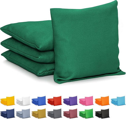 GoSports Classic Cornhole Bean Bags Set of 4-16 Colors Available - Regulation All Weather, Mix and