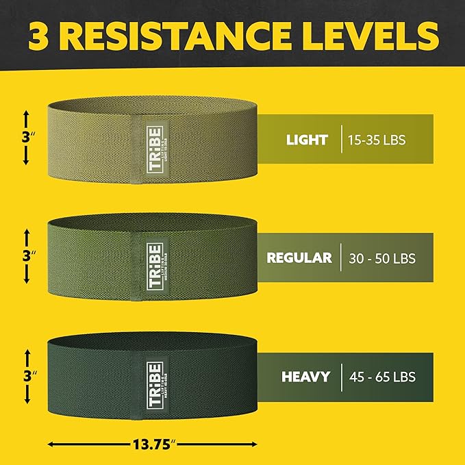 Fabric Resistance Bands for Legs - Workout Bands Resistance Bands for Men and Women - Booty Bands