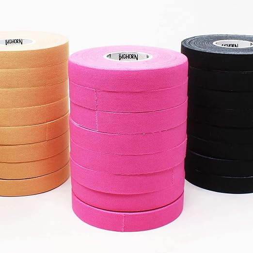 Bighorn Athletics Pro Series Jiu-Jitsu Finger Tape, 8-Rolls with Tin Holder, Enhanced Strength