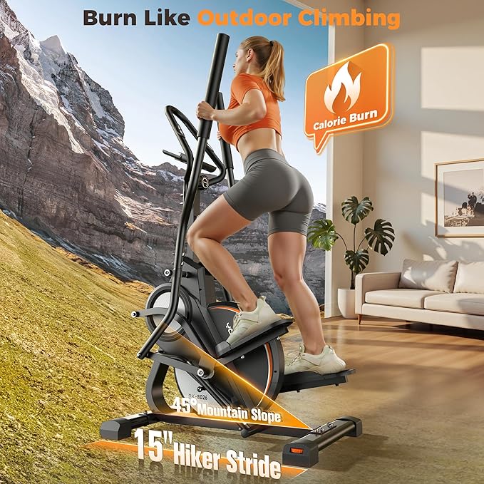 YOSUDA Elliptical Exercise Machine, 3-in-1 (Elliptical + Cardio Climber + Stair Stepper) Elliptical