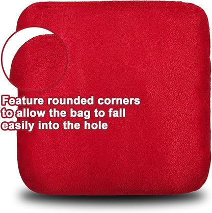 JIMTERRY Professional Cornhole Bags Set of 8 Dual Sided Corn Holes Bags Double Sided Regulation