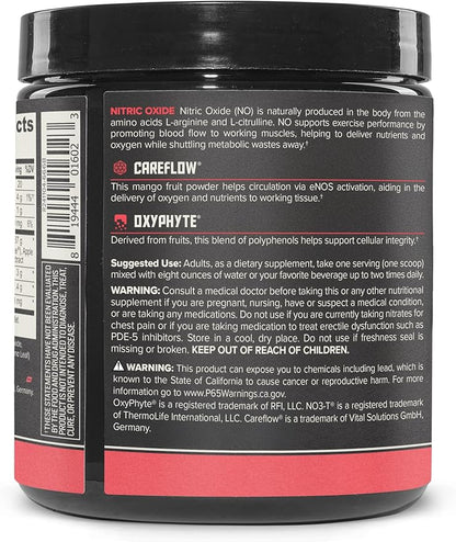 ONNIT Total Nitric Oxide Exercise Performance Powder, Harvest Fruit Punch Flavor, Caffeine-Free