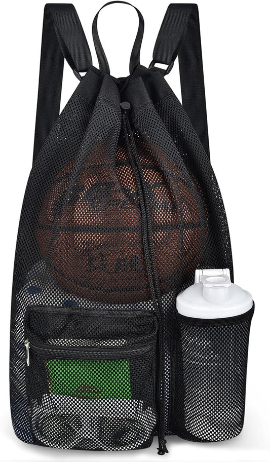 Mildbeer Large Drawstring Backpack for Men Women Athletic Gym Sports Workout Beach Swimming