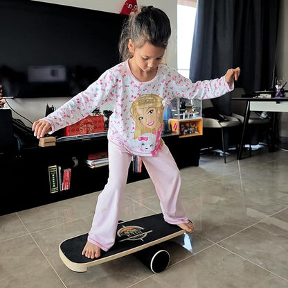 Kiin Balance Board Trainer, adjustable stoppers ??Indo Board, Balancing Board for Surfing, Core