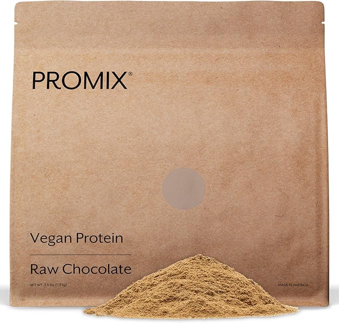 ProMix Nutrition Plant-Based Vegan Protein Powder, Raw Chocolate - Pea Protein & Vitamin B-12