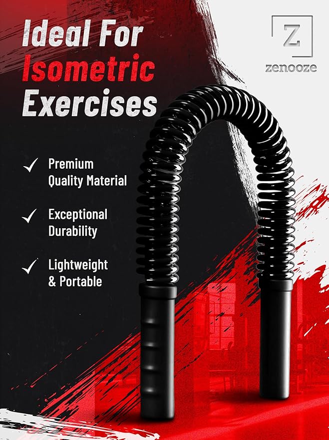 Zenooze's Power Twister Flex Bar, The Ultimate Upper Body Exercise Equipment for Strengthening Your