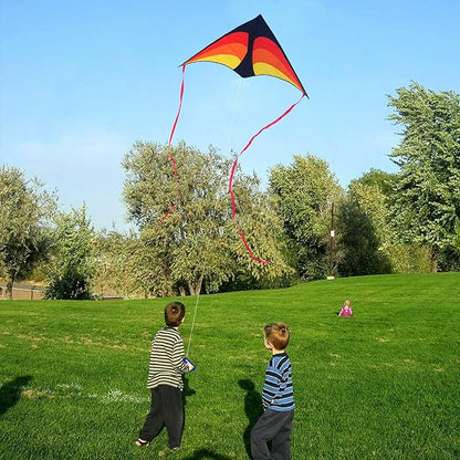 Large Delta Kite for Kids & Adults - Easy to Fly Outdoor Kites for Kids Ages 8-10, Perfect for