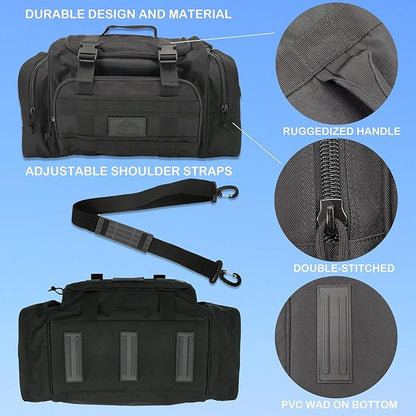 Duffel Bag – Heavy Duty Tactical Gym Bag for Men, Splashwater-Proof Weekender Travel Bag for