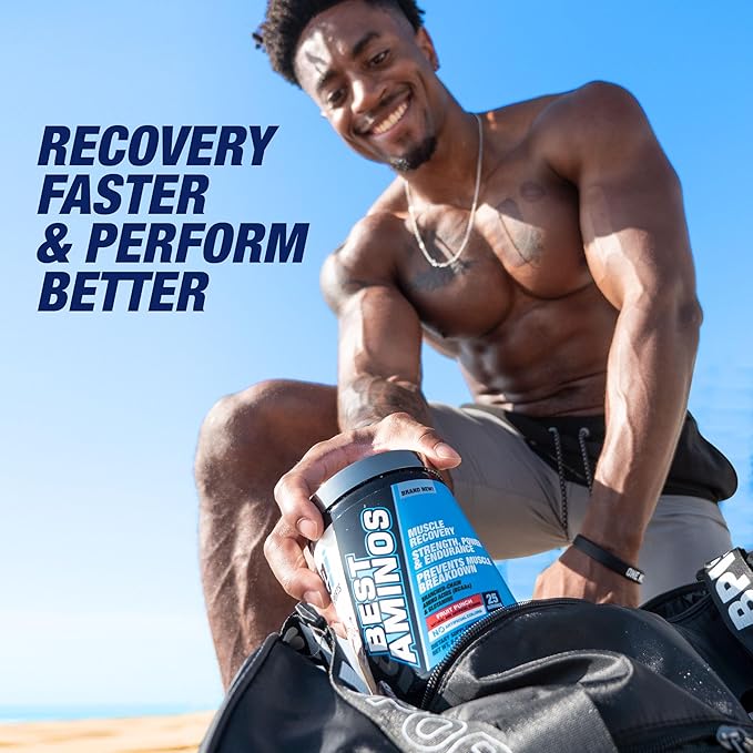 BPI Sports Best Aminos - BCAA Powder Post Workout & Glutamine Recovery Drink with Branched Chain