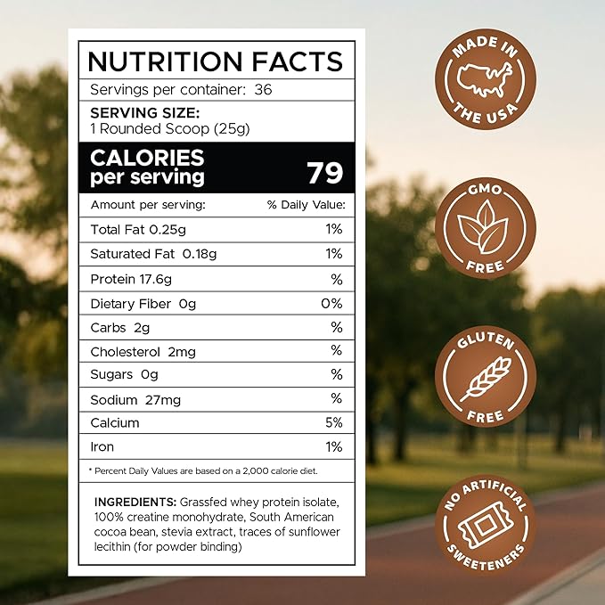 B.rad Superfuel - Grass Fed Whey Protein Isolate Boosted with Creatine | Farm-Fresh