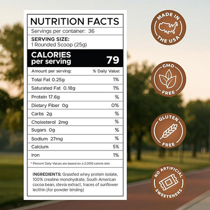 B.rad Superfuel - Grass Fed Whey Protein Isolate Boosted with Creatine | Farm-Fresh