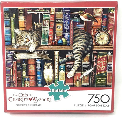 Buffalo Games - Charles Wysocki - Frederick the Literate - 750 Piece Jigsaw Puzzle For Adults