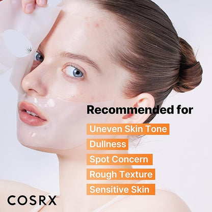 COSRX The Alpha-Arbutin Discoloration Care Hydrogel Face Masks Skincare 3 EA, Collagen Face Mask