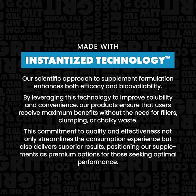 Gains in Bulk Instantized Glycerol Powder, Pre Workout Formula for Muscle Recovery, Pump and