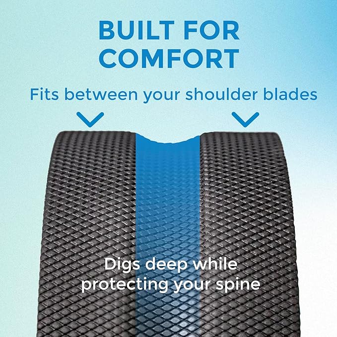 Chirp Wheel Foam Roller ??Targeted Back & Neck Relief, Lumbar Spine Stretcher, Spinal Decompression