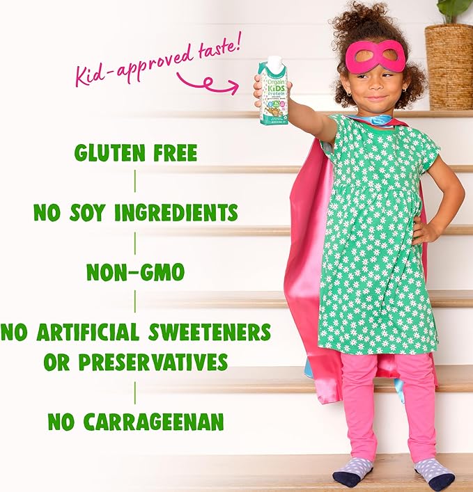 Orgain Organic Kids Nutritional Protein Shake, Fruity Cereal - Kids Snacks with 8g Dairy Protein
