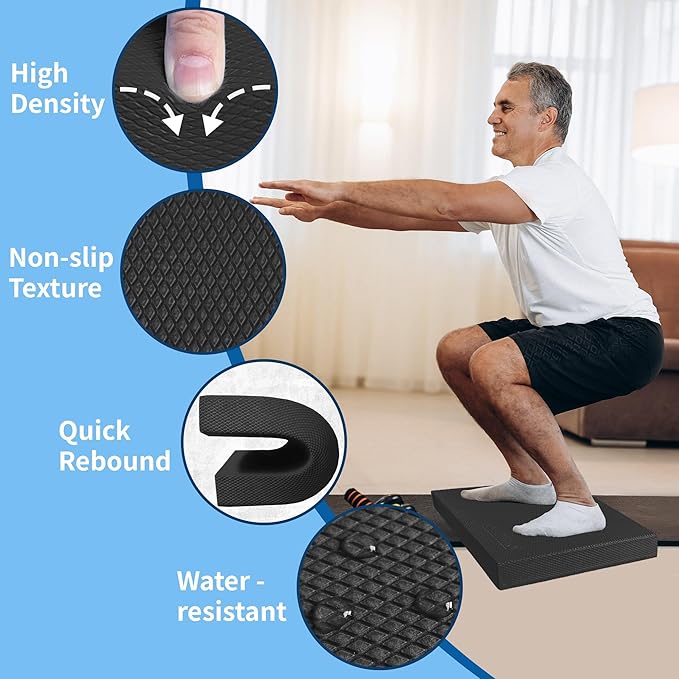 Professional Foam Balance Pad, Large Balance Pads for Physical Therapy, Foam Balance Board for