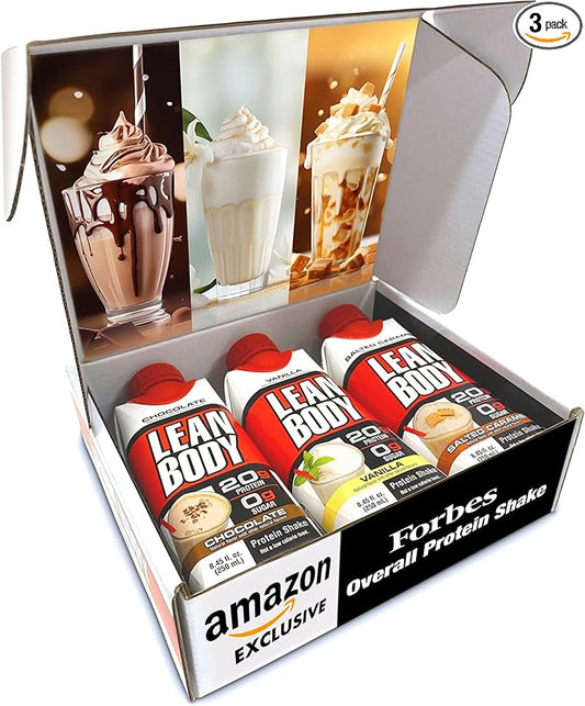 Labrada Lean Body Triple Taster Pack |On-The-Go Whey Blend Protein Shake, Zero Sugar, Gluten Free
