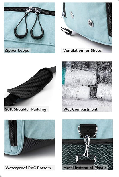 Fitgriff® Gym Bag for Men & Women with Shoe & Wet Compartment - Duffle Bag for Travel, Sports