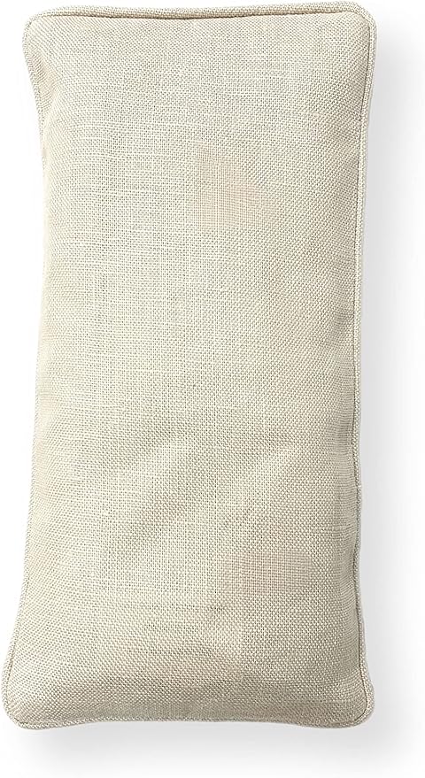 Organic Linen Eye Pillow - Lavender & Flaxseed for Relaxation, Yoga, Stress Relief - Microwavable