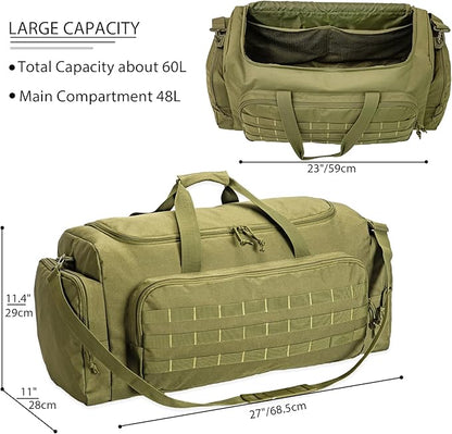 Super Quality 60L Large Duffel Travel Bag Luggage Foldable Bag Cargo Sport Gear Equipment Skiing
