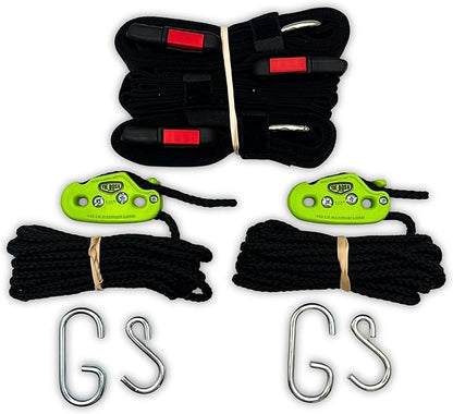 Tie Boss Kayak Hanger, Cargo Ceiling Storage, Overhead Storage, Watercraft Garage Storage, Hoist