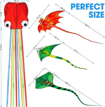 Large Kites for Adults Kites for Kids Ages 4-8， 8-12 Beach Park Outdoor Game Activities, Gifts for