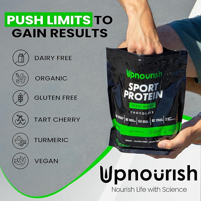 Vegan Sport Protein Powder Chocolate 20 servings ??30g Plant Based Protein, VELOSITOL, BCAAs