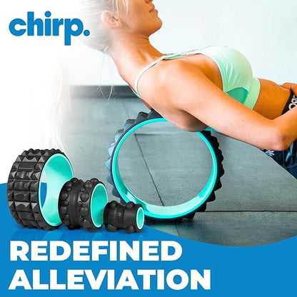 Chirp Wheel XR 3-Pack - 10??Acupressure, 6??Knot-Kneading Thumb, 4??Neck & Headache Relief, High