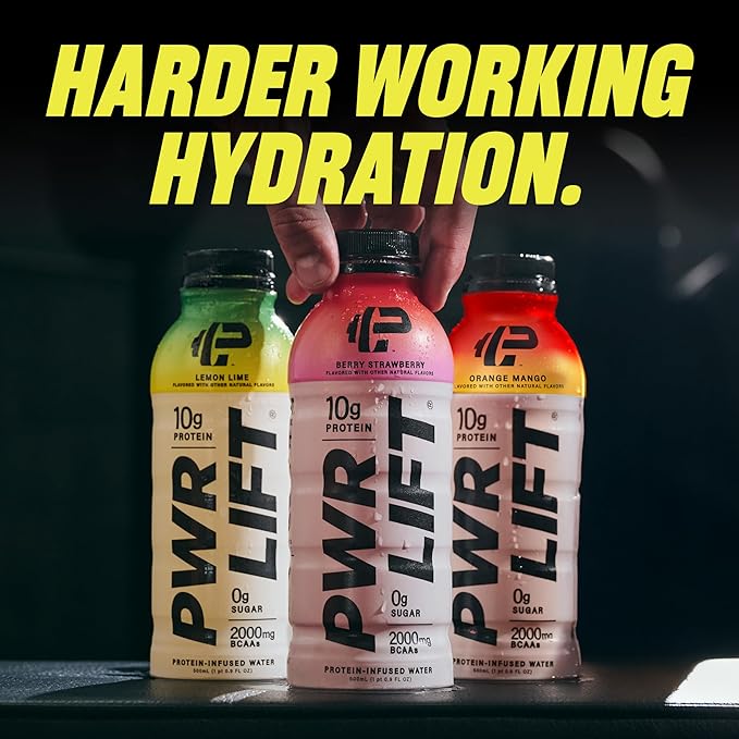 Whey Protein Water Sports Drink by PWR LIFT | Variety Pack | Keto, Vitamin B, Electrolytes, Zero