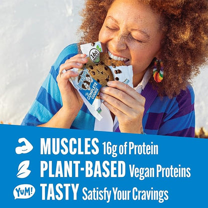 Lenny & Larry's The Complete Cookie, Chocolate Chip, Soft Baked, 16g Plant Protein, Vegan, Non-GMO